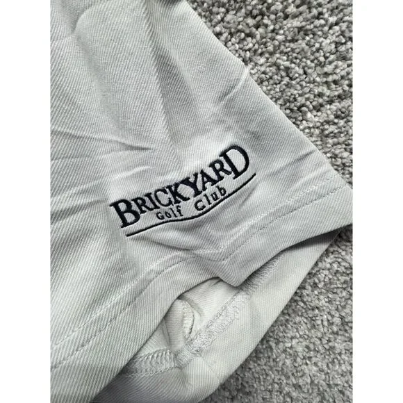 Travis Mathew Mens Polo Shirt Golf X-Large Off-White Pima Cotton Blend Brickyard - Picture 5 of 11